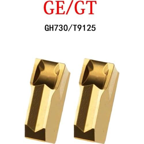 100% Original Blades GE20 GE30 GE40 GE50 GT40 GH730 T9125 Carbide Blades 10PCS For General Grooving Best-Quality High Efficient