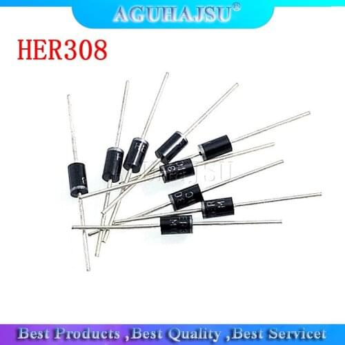 20PCS HER308 3A 1000V Fast Recovery Dioden