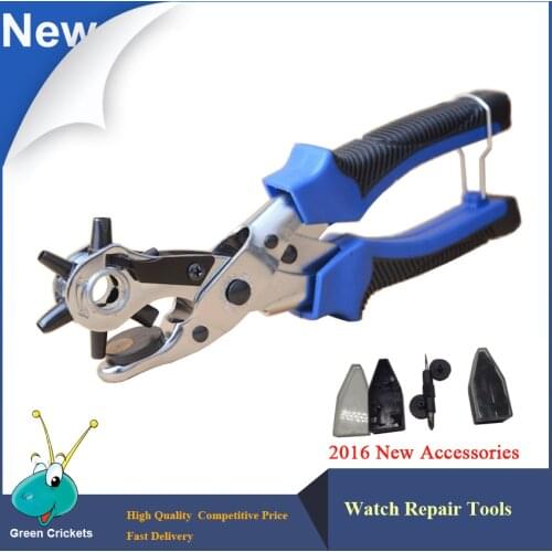 5 Size Leather Watch Band Plier Watch Strap Hole punch puncher Plier,Multi-Function Watch Band hole puncher