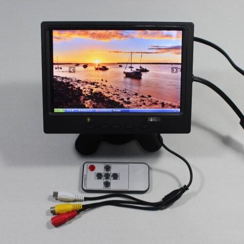 7inch Lcd monitor 1280*800 with HD MI+VGA+2AV+Reversing+Europe Power supply for bus monitor VS-T0702ERB-V1