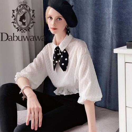 Dabuwawa Womens Chiffon Blouses