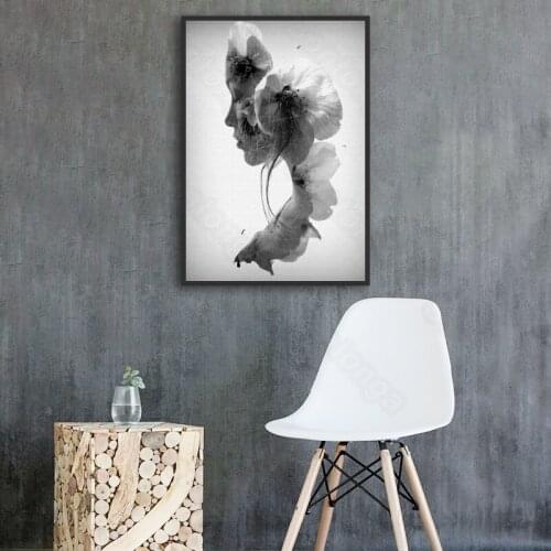 Figure Painting Art Photo Nordic Decorative Painting Porch Living Room Corridor Study Room Hotel Hanging Painting