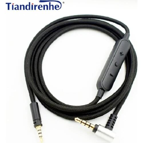 For Sennheiser Momentum 1.0 2.0 Headphones Upgraded Replacement Audio Cable with Mic Bluetooth headset Over Ear Earphones line