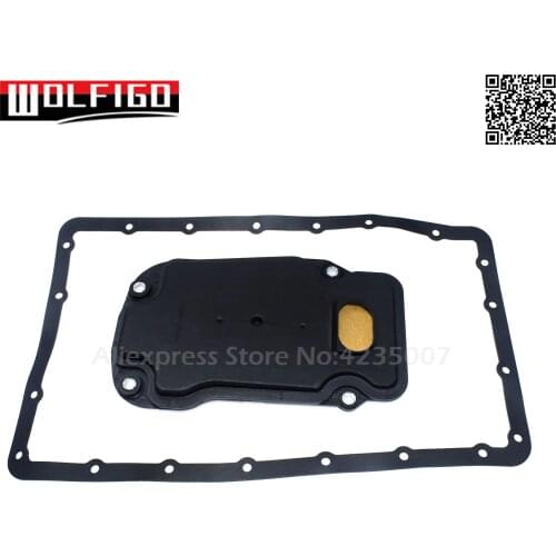 WOLFIGO Transmission Oil Strainer Filter W/ Pan Gasket For Lexus IS250 IS300 SC430 GS300 GS350 GS430 35330-30090,35330-50020