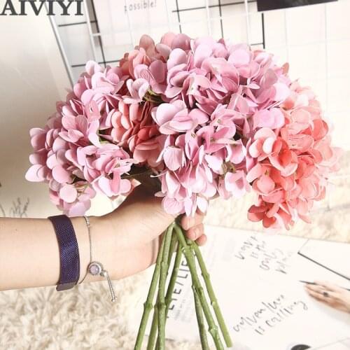 Artificial peony hydrangea bouquet family wedding party birthday new year valentine flower decoration