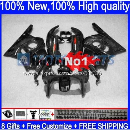 CBR400RR For HONDA CBR 400RR 400 RR 94 95 96 97 98 99 137MC.19 NC29 glossy black CBR400 RR 1994 1995 1996 1997 1998 1999 Fairing