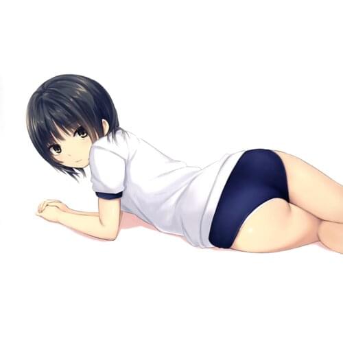 Small Town Hot Anime Girls Aoyama Sumika Removable colored car stickers for bmw e46