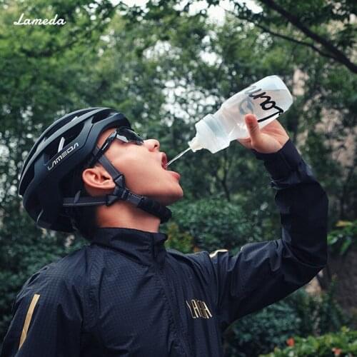 LAMEDA Squeeze Type Silicone 0.6L PP Designed Bike Bicycle Cycling Outdoor Sports Canteen Camping Hiking Water Bottles