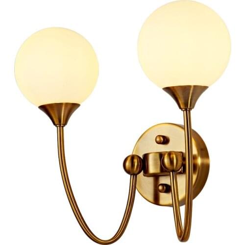 Modern Led Wall Lamp Nordic Golden Stair Light for Bedroom Bedside Lamp Mirror Light Home Decor Lighting Sconce Wall Lights