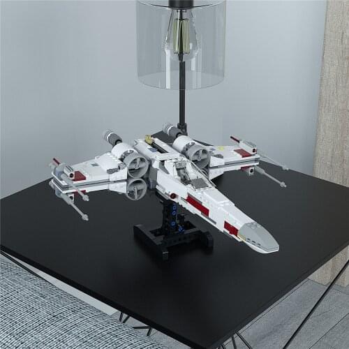 MOC X-wing Display Stand MOC 75102 75149 75218 Stand For The Space Wars Resistance Fighter Display Stand Building Blocks Toys