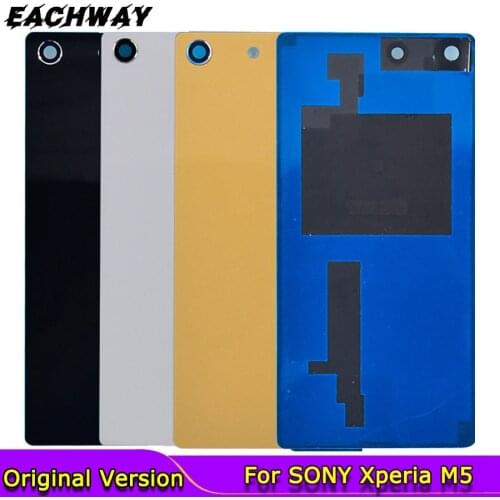 5.0" For SONY Xperia M5 Back Housing Battery Cover Rear Door Case with NFC E5603 Replacement For SONY Xperia M5 Battery Cover