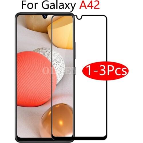 1-3 Pcs Protective Glass For Samsung Galaxy A42 A 42 42A 5G Tempered Glas Screen Protector SamsungA42 GalaxyA42 Film Accessories