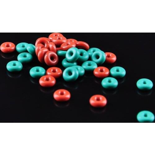100x FKM O-rings Oil Seals Rubber Gaskets Oil/Abrasion/Corrosion/Temperature Resistant CS 1mm Green Bathroom Accessories Vanity
