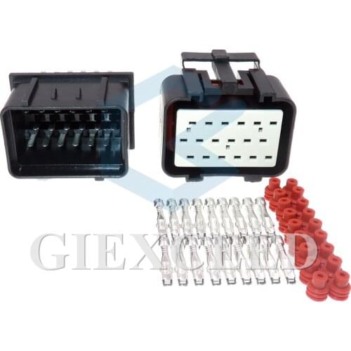 18 Pin 344106-1 344107-1 Econoseal Plug Rectangular PCB Connector Automotive ECU Socket For Cars