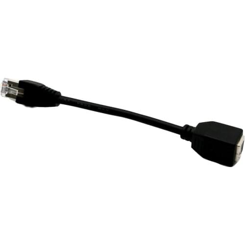 1x CAT5 RJ45 Ethernet LAN Network Male to USB 2.0 B Female Jack Printer Adapter Connector Cable Cord 15cm