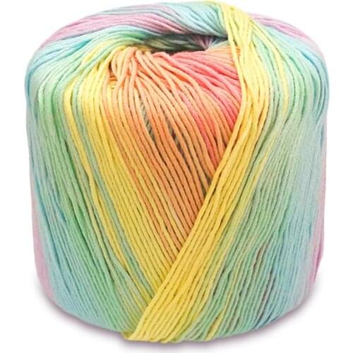 2020 Winter Soft Silk Lace Cotton Yarn For Knitting Baby Wool Yarn Hand Knitted Blanket Sweater Scarf Doll Crochet Chunky Yarn