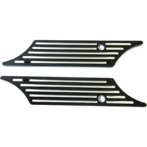 2x Motorcycle CNC Hard Saddle Bag Latch Cover Face For Harley 1993 - 2013 FLHT Touring 94 95 96 97 98 99 01 02 03 04 05 06 07 08