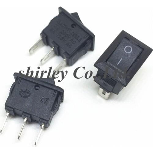 Free shiiping 100pcs lot 15*21mm 3PIN SPST ON/OFF Boat Rocker Switch 6A/250V 10A/125V Car Dash Dashboard Truck RV ATV Home 3P
