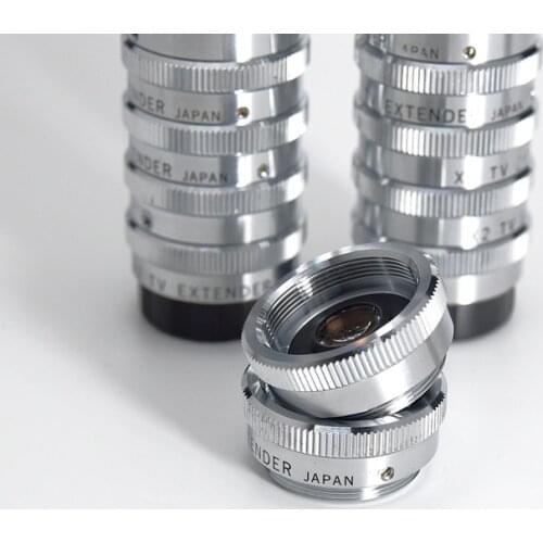 USED secondhand C mount zoom lens X2 TV EXTENDER