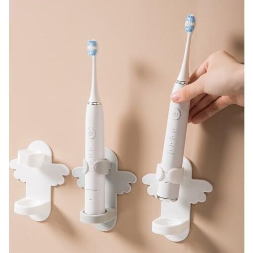 Electric Toothbrush Holder Butterfly Shape Wall Mount Toothbrush Traceless Stand Rack Bathroom Space Saving Accessories