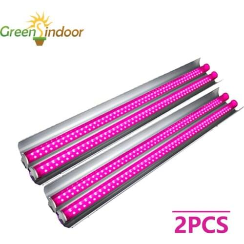 Greenhouse Phyto Lamp Indoor Grow Light For Growing Vegetables Flowers Phytolamp For Plants 2 Tube Led Light Bars Full Spectrum