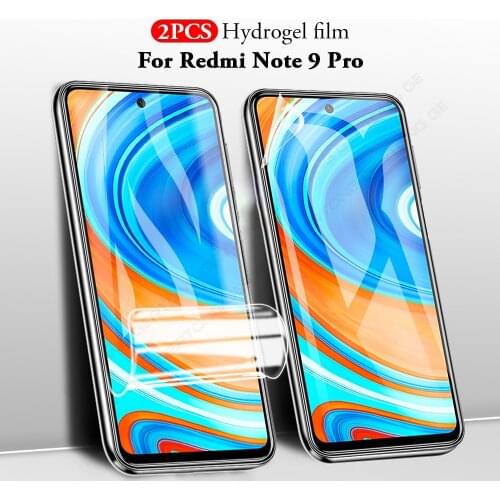 2pcs new hydrogel film for xiaomi redmi note 9 note 9s note 9 pro max for redmi note 9 pro screen protector for redmi note 9s
