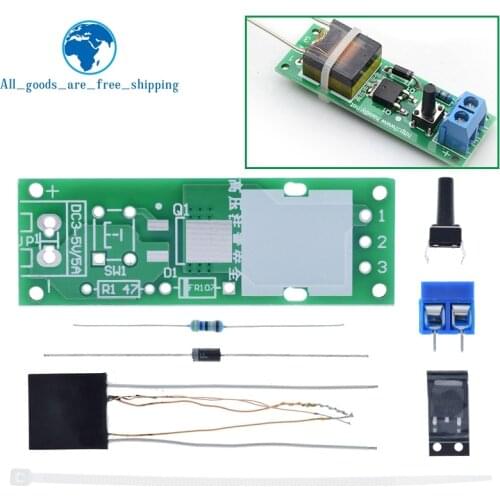 HV-1 High Voltage Generator Arc Ignition DIY Kit Arc Generator Arc Cigarette Igniter Kit DIY High Voltage Module DC 3-5V Lighter