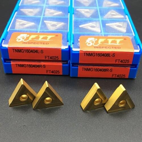 TNMG160404L-S FT4025+TNMG160404R-S FT4025+TNMG160408L-S FT4025+TNMG160408R-S FT4025 Each Of Ten Pieces Carbide Turning Tools