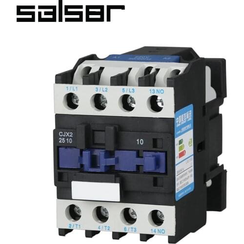 AC contactor CJX2-2510 2501 switches LC1 AC contactor 1NO voltage 220V/380V/24V/110V LC1-D