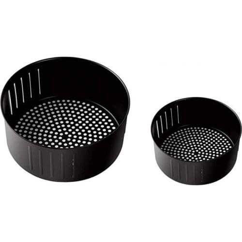 2.5L/3.6L Fryer Basket Anti-stick Moisture-proof Lightweight Replacement Basket For Kitchen Black Large-capacity Storage Box