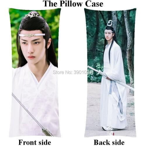 Home girl Only body pillowcover The Untamed wang yibo long size pillowcase