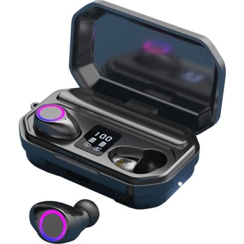New TWS Wireless Earbuds Bluetooth Headphone Sports Earphones Gaming Headset Portable Led Display With Power Bank fone de ouvido