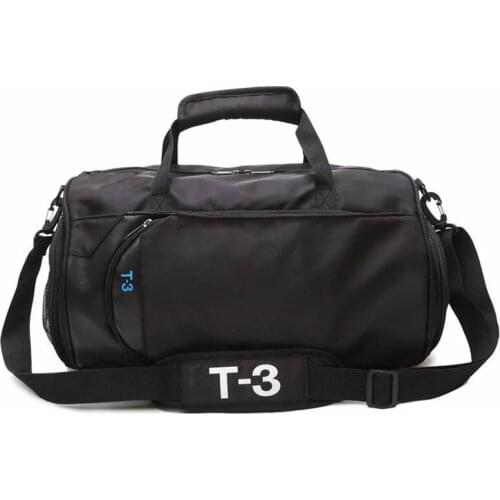 Portable Men Travel Bag Fitness Training Sports Luggage Weekend Duffel Overnight Bag Women Yoga Shoulder Bag Waterproof Handbag