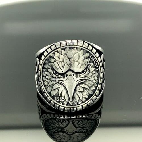Silver Eagle Ring , Animal Figure Ottoman Ring , Vintage Ring , Türkish Handmade Gift Form Him