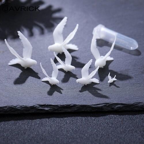 5Pcs Silicone Mini Dove of Peace Modeling Resin Mold Landspace Fillings Resin Jewelry Fillings Resin Casting Art Crafts