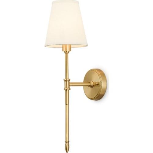 Modern Brass Wall Lamp Nordic Led Light Fixtures for Home Decor Living Room Kitchen Bathroom Bedroom Gold Sconce Luminaire