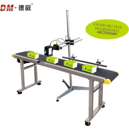 Small conveyor belt type code machine, laying date, high-speed assembly line type automatic inkjet type two-dimensional code ser