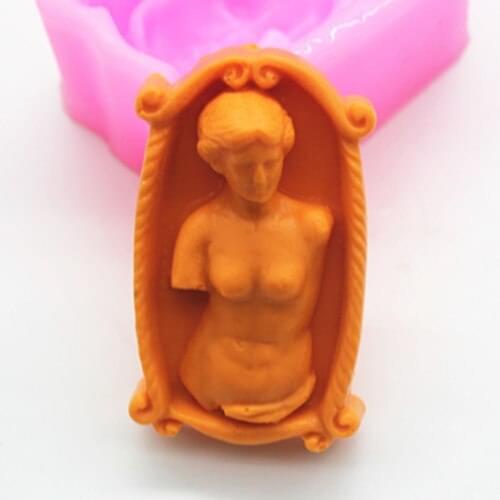 Venus Craft Art Silicone Soap mold Craft Molds DIY Handmade soap molds