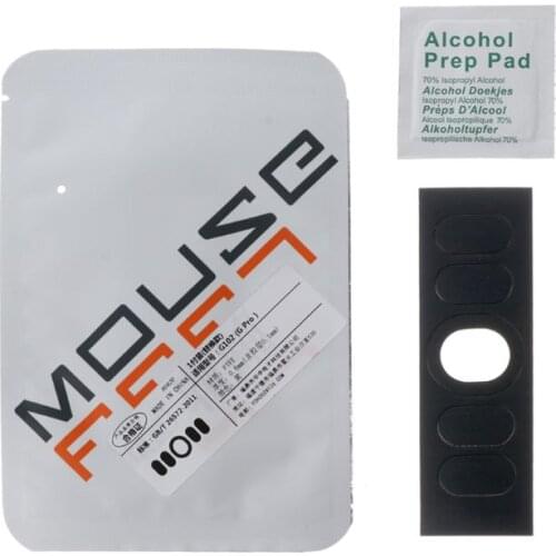 1 Set 0.6mm Curve Edge Mouse Feet Mouse Skates for logitech G102 G PRO Wired D08A