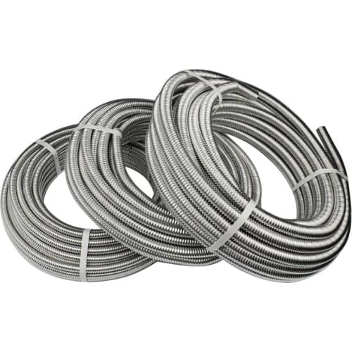 1 meters 304 stainless steel Corrugated Tube Hot and cold water inlet and outlet Retractable Water Hose bellows 6 points