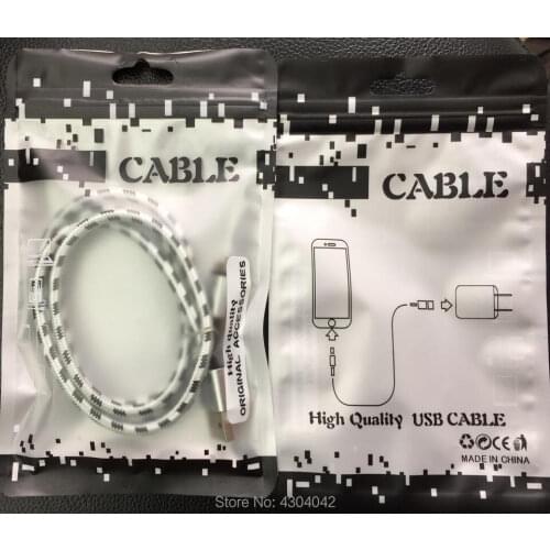 100Pcs Big Size 11*18cm Plastic Zipper Clear Retail Packaging bags for mobile USB cable Accessorys best pp hang hole Package bag