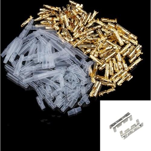 100Pcs/set U-type Docking Wire Connector +200Pcs Crimping Terminal set