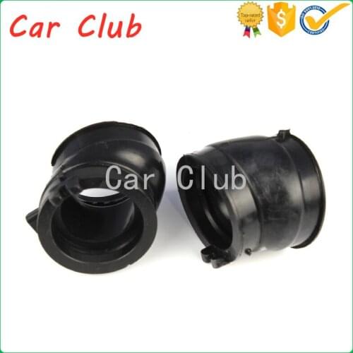 2PCS Carburetor Intake Adapter Boot Carburetor Interface Glue Intake Pipe Port Connector for CB500 1994-2002 CB500S 1998-2002