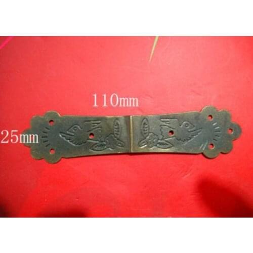 40pcs 110*25mm Archaize flowers and birds Edge cases quadrilateral article kok hardware package printing side free shipping