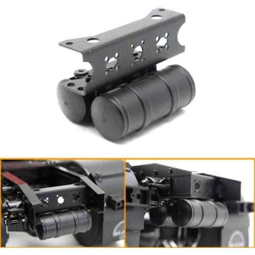 Tail Gas Tank Accessories Decoration for 1/14 Tamiya RC Truck Trailer Tipper MAN F2000 Car Diy Parts