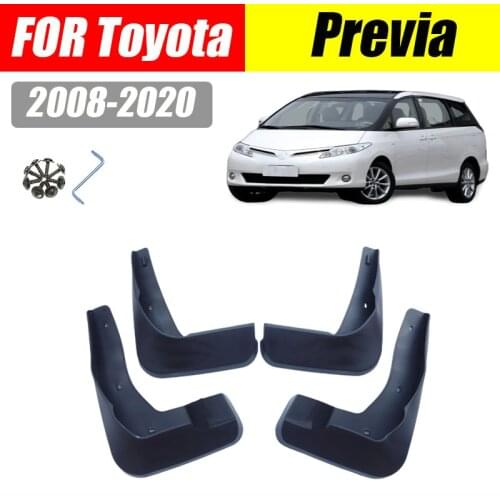 Mud flaps For Toyota Previa xR50 Estima Tarago Mudguards Fenders Mud flap Splash Guard Fender car Accessories Front Rear 4 pcs