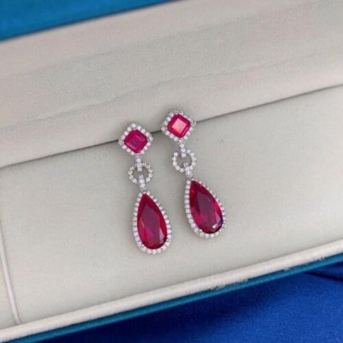 Designer Fashion 925 Sterling Silver Jewelry 3A Cubic Zirconia Party Earring