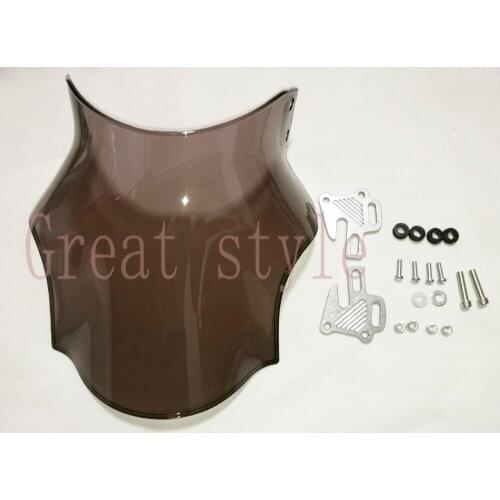 For Honda CB NT 250 400 650 750 900 919 1000 1300 X4 ABS Motorcycle motorbike Windshield/Windscreen+screws Smoke High quality