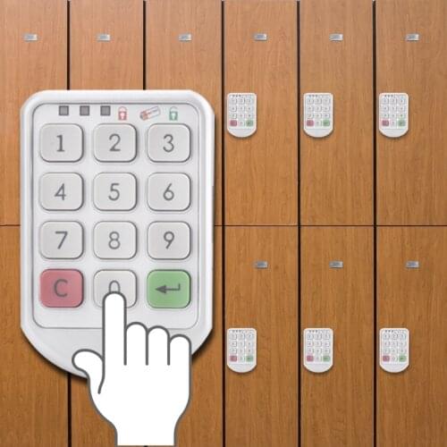 Intelligent Digital Electronic Password Keypad Number Cabinet Door Code Locks Zinc alloy Cabinet Lock