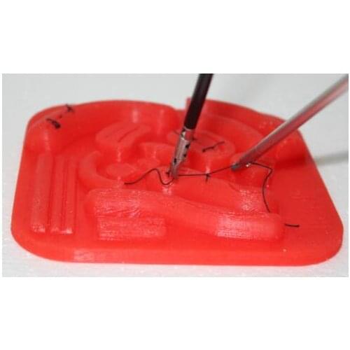 3D stitching module Surgical simulation exercise Silicone suture pad Laparoscopic simulation training equipment
